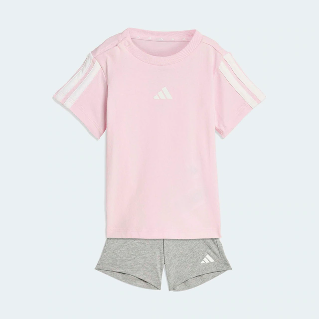 adidas Sportswear Trainingsanzug »ESSENTIALS KIDS -SET« 2 tlg. für Babys, zweiteiliges Set, aus Baumwolle