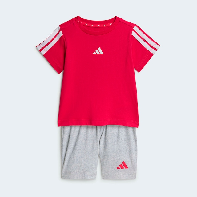 adidas Sportswear Trainingsanzug »ESSENTIALS KIDS -SET« 2 tlg. für Babys, zweiteiliges Set, aus Baumwolle