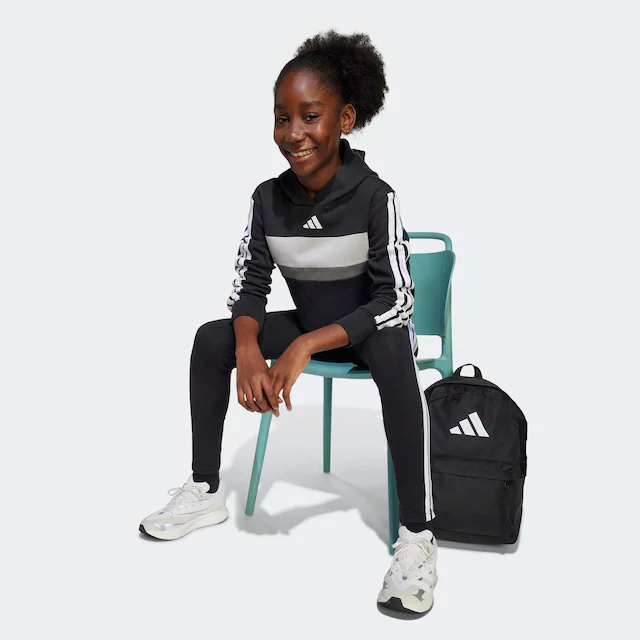 adidas Sportswear Trainingsanzug »SEASONAL ESSENTIALS TIBERIO 3-STREIFEN KIDS LEGGINGS-SET« 2 Stk.