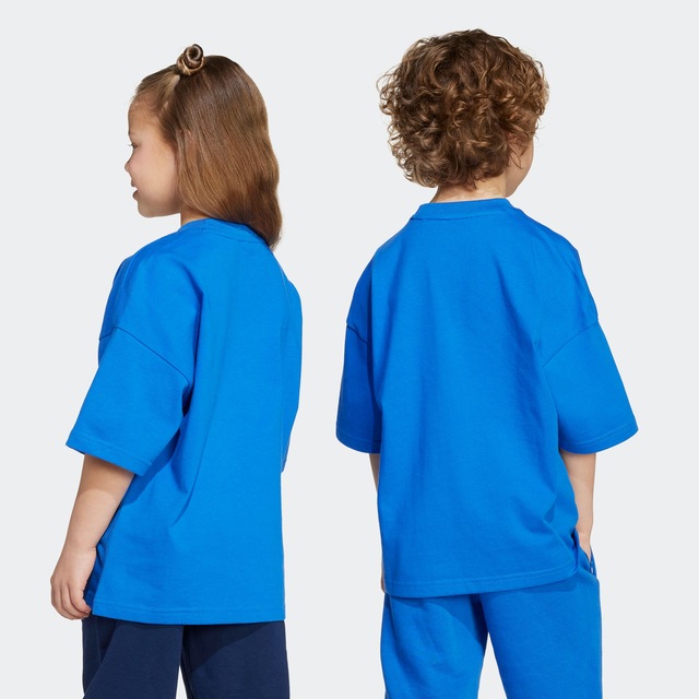 adidas Originals T-Shirt »TREFOIL KIDS« lockere Passform, für Kinder, aus Baumwolle, mit Single Jersey