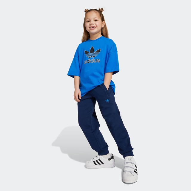 adidas Originals T-Shirt »TREFOIL KIDS« lockere Passform, für Kinder, aus Baumwolle, mit Single Jersey