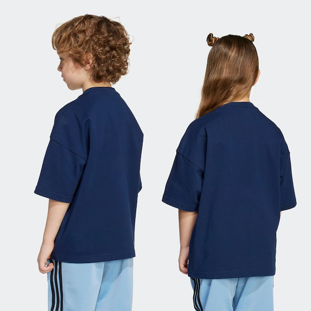 adidas Originals T-Shirt »TREFOIL KIDS« lockere Passform, für Kinder, aus Baumwolle, mit Single Jersey