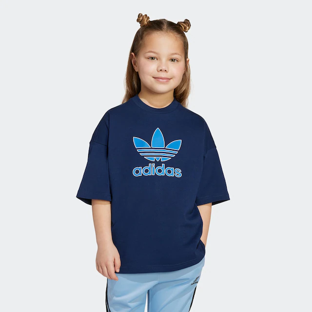 adidas Originals T-Shirt »TREFOIL KIDS« lockere Passform, für Kinder, aus Baumwolle, mit Single Jersey