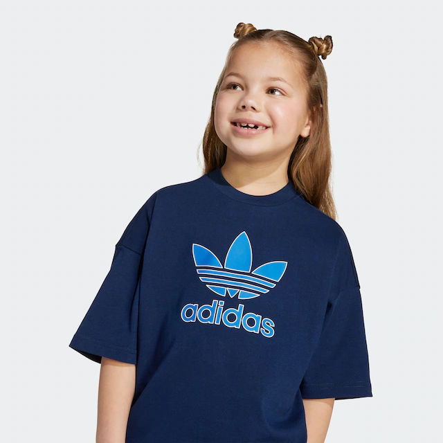 adidas Originals T-Shirt »TREFOIL KIDS« lockere Passform, für Kinder, aus Baumwolle, mit Single Jersey