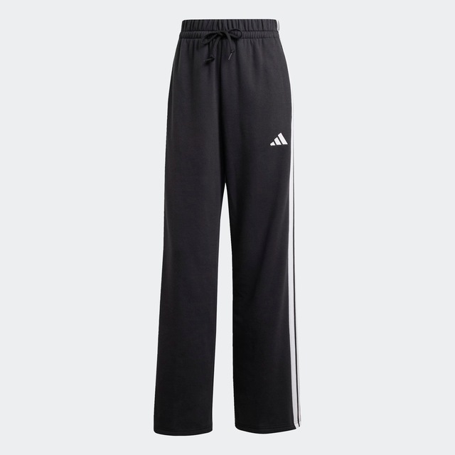 adidas Sportswear Sporthose »ESSENTIALS 3-STREIFEN OPEN HEM FRENCH TERRY« Reguläre Passform, aus weichem French Terry