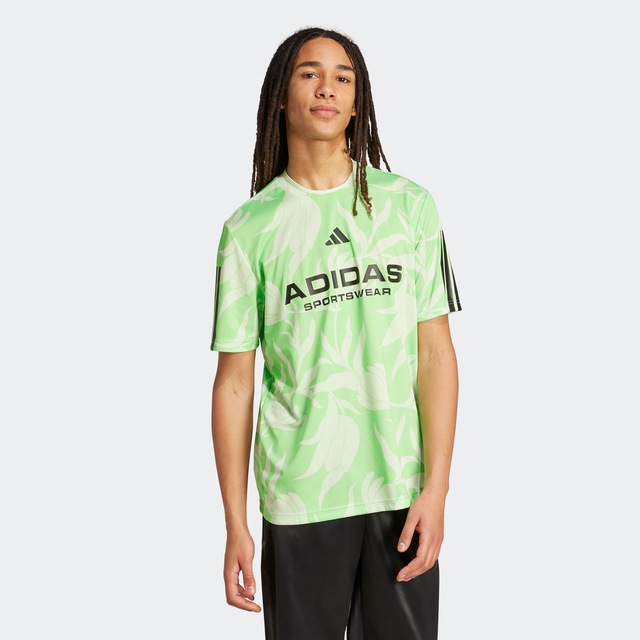 adidas Sportswear T-Shirt »COMMON GOAL« sportlicher Stil, mit Rundhalsausschnitt, Allover-Print