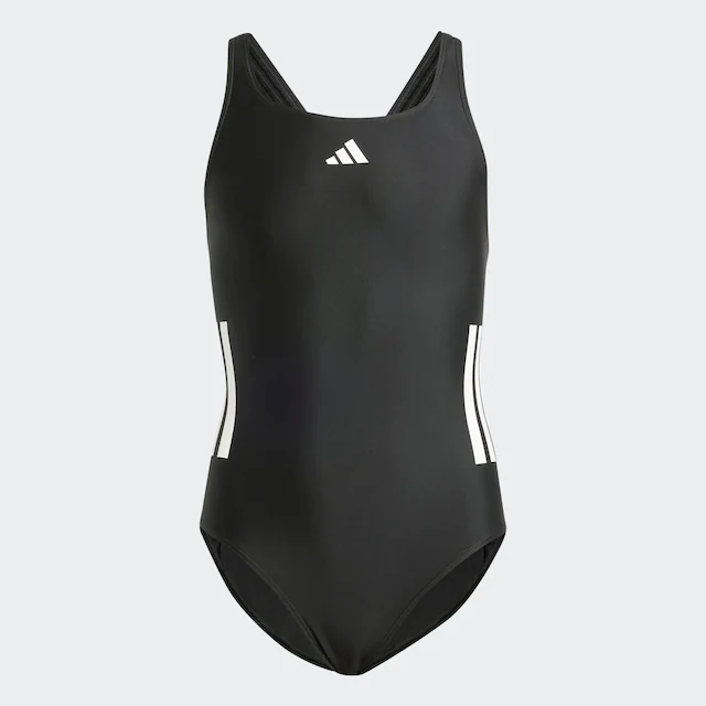 adidas Performance Badeanzug »3-STREIFEN C-BACK KIDS« für Kinder, sportlicher Stil