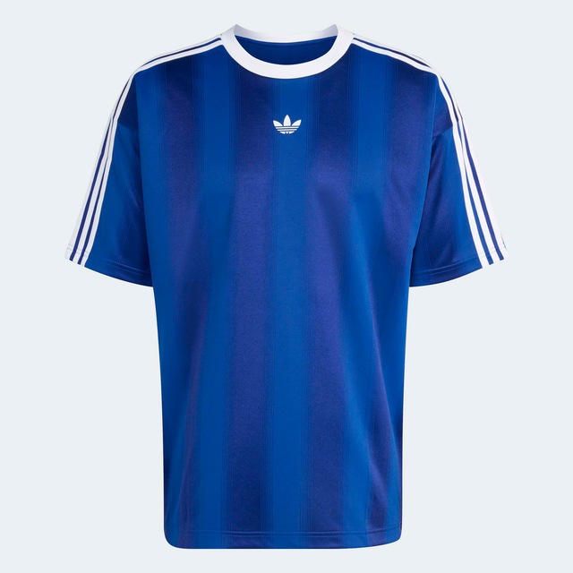 adidas Originals T-Shirt »ADIDAS ADICOLOR JACQUARD TRIKOT« lockere Passform, Rundhalsausschnitt, mit klassischem Trefoil Logo