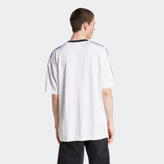 adidas Originals T-Shirt »ADIDAS ADICOLOR JACQUARD TRIKOT« lockere Passform, Rundhalsausschnitt, mit klassischem Trefoil Logo