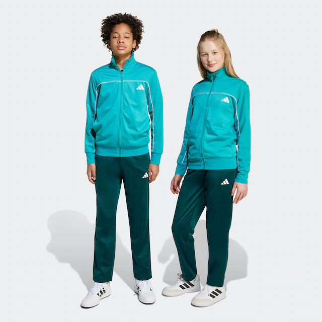 adidas Sportswear Trainingsanzug »COLOUR POP AUS TRIKOT FÜR KINDER« 2 Stk. für Kinder und Teens, zweiteiliges Set, mit Stehkragen