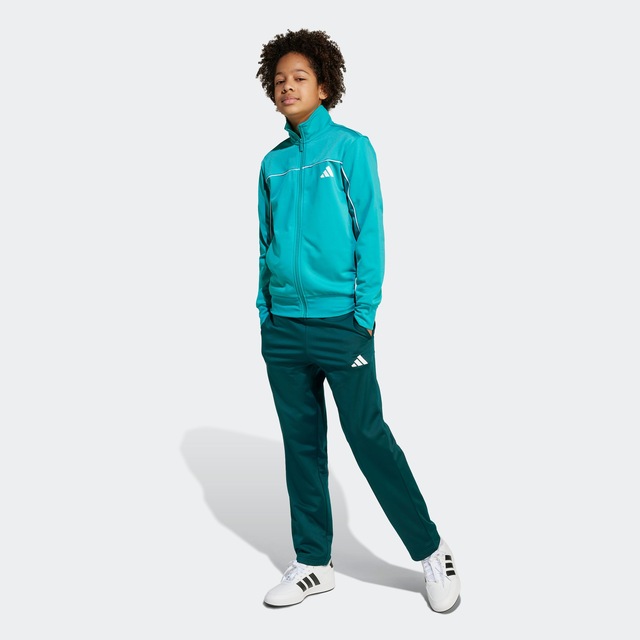 adidas Sportswear Trainingsanzug »COLOUR POP AUS TRIKOT FÜR KINDER« 2 Stk. für Kinder und Teens, zweiteiliges Set, mit Stehkragen