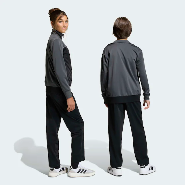 adidas Sportswear Trainingsanzug »COLOUR POP AUS TRIKOT FÜR KINDER« 2 Stk. für Kinder und Teens, zweiteiliges Set, mit Stehkragen