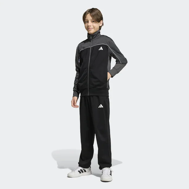 adidas Sportswear Trainingsanzug »COLOUR POP AUS TRIKOT FÜR KINDER« 2 Stk. für Kinder und Teens, zweiteiliges Set, mit Stehkragen