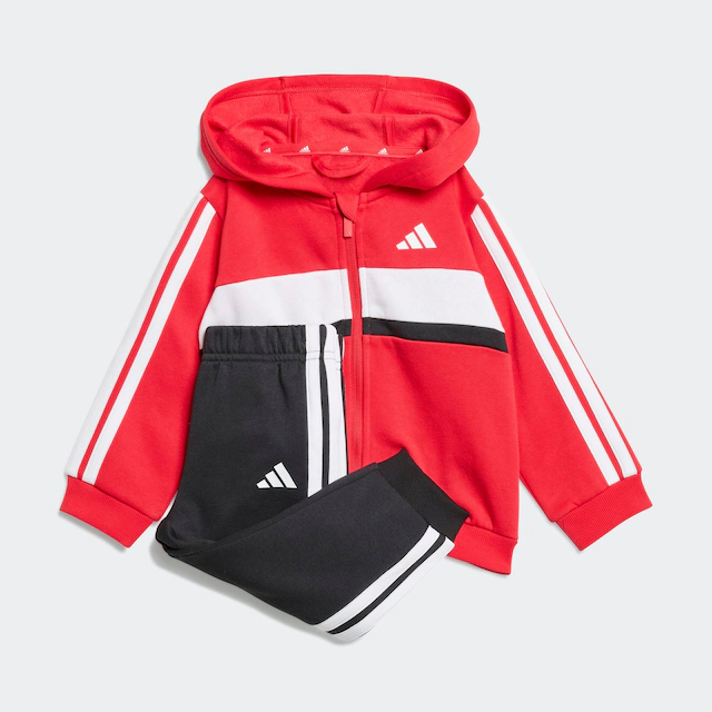 adidas Sportswear Trainingsanzug »I 3S TIB FL SET« 2 Stk. für Babys und Kleinkinder, zweiteiliges Set, aus Baumwolle