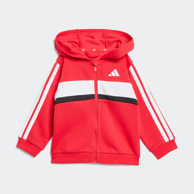 adidas Sportswear Trainingsanzug »I 3S TIB FL SET« 2 Stk. für Babys und Kleinkinder, zweiteiliges Set, aus Baumwolle