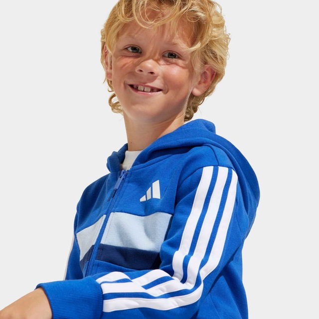 adidas Sportswear Trainingsanzug »SEASONAL ESSENTIALS TIBERIO 3-STREIFEN KIDS« 2 Stk.