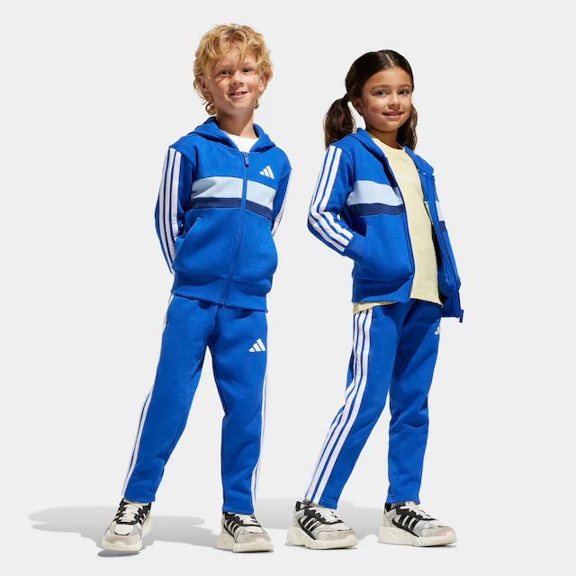 adidas Sportswear Trainingsanzug »SEASONAL ESSENTIALS TIBERIO 3-STREIFEN KIDS« 2 Stk.