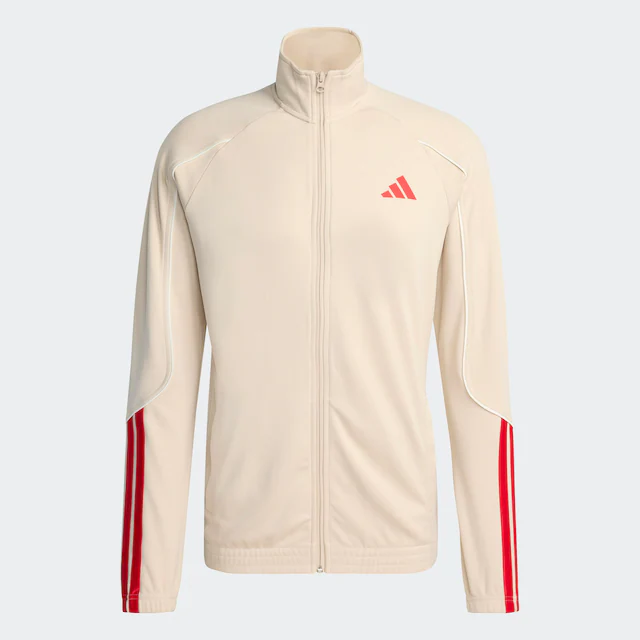 adidas Sportswear Trainingsanzug »STADIUM 3-STREIFEN« 2 tlg. zweiteiliges Set aus Jacke und Hose, aus leichtem Polyester