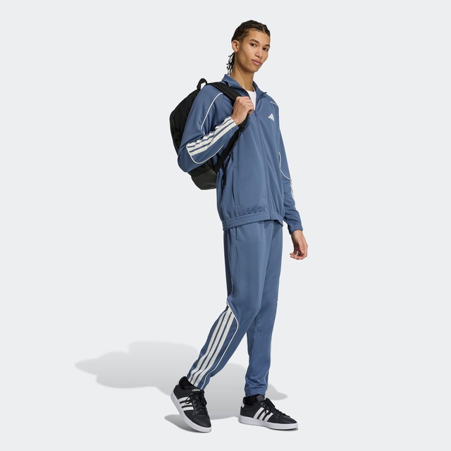 adidas Sportswear Trainingsanzug »STADIUM 3-STREIFEN« 2 tlg. zweiteiliges Set aus Jacke und Hose, aus leichtem Polyester