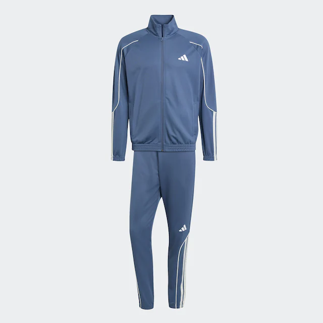 adidas Sportswear Trainingsanzug »STADIUM 3-STREIFEN« 2 tlg. zweiteiliges Set aus Jacke und Hose, aus leichtem Polyester
