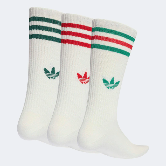 adidas Originals Sportsocken »3-STREIFEN HIGH CREW, 3 PAAR« 3 Paar tlg. wadenlange Passform, 3er-Pack, für Erwachsene