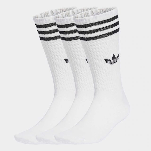 adidas Originals Sportsocken »3-STREIFEN HIGH CREW, 3 PAAR« 3 Paar tlg. wadenlange Passform, 3er-Pack, für Erwachsene