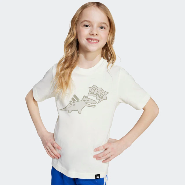 adidas Sportswear T-Shirt »ADIRAPTOR GRAPHIC KINDER« für Kinder, sportlicher Stil, mit auffälliger Grafik, pflegeleicht