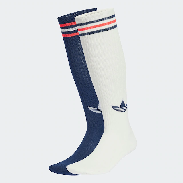 adidas Originals Sportsocken »3-STREIFEN KNIESTRÜMPFE, 2 PAAR« 2 Paar tlg. für sportive Aktivitäten und Laufen, 2-teiliges Set