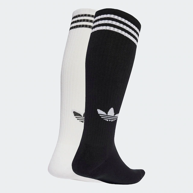adidas Originals Sportsocken »3-STREIFEN KNIESTRÜMPFE, 2 PAAR« 2 Paar tlg. für sportive Aktivitäten und Laufen, 2-teiliges Set