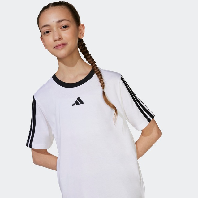 adidas Sportswear T-Shirt »ESSENTIALS KIDS« für Kinder, mit Rundhalsausschnitt, ohne Verschluss, aus Baumwolle