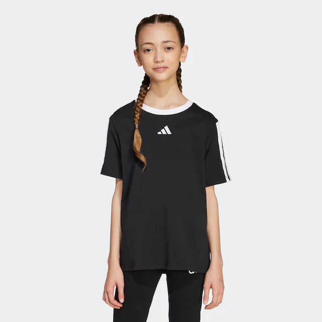 adidas Sportswear T-Shirt »ESSENTIALS KIDS« für Kinder, mit Rundhalsausschnitt, ohne Verschluss, aus Baumwolle