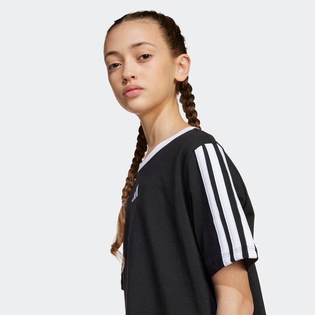 adidas Sportswear T-Shirt »ESSENTIALS KIDS« für Kinder, mit Rundhalsausschnitt, ohne Verschluss, aus Baumwolle