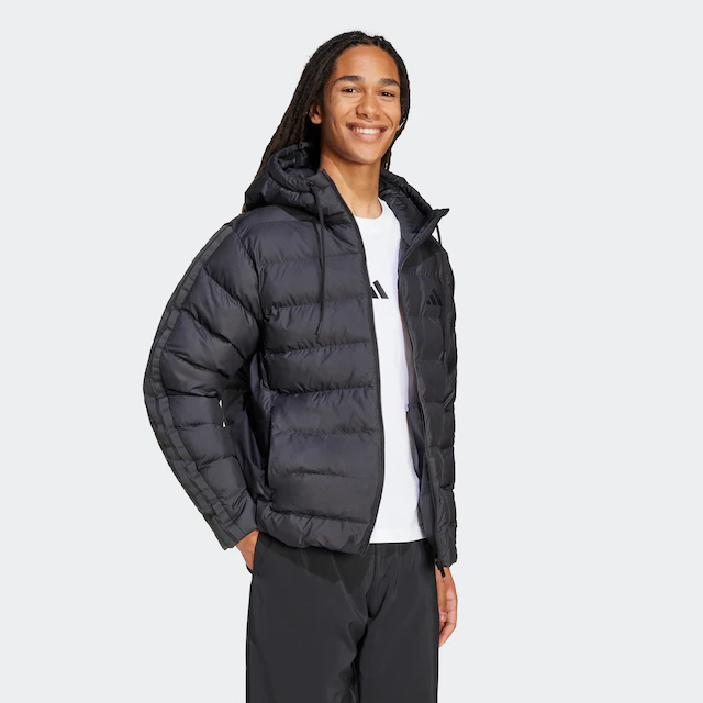 adidas Sportswear Steppjacke »ESSENTIALS CLIMAWARM 3-STREIFEN SYNTHETIC DOWN«