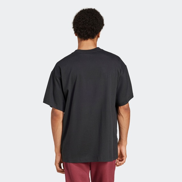 adidas Originals T-Shirt »TREFOIL ESSENTIALS OVERSIZED« mit geripptem Rundhalsausschnitt, Kurzarm, ohne Verschluss