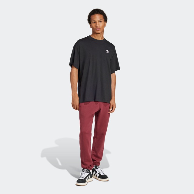 adidas Originals T-Shirt »TREFOIL ESSENTIALS OVERSIZED« mit geripptem Rundhalsausschnitt, Kurzarm, ohne Verschluss