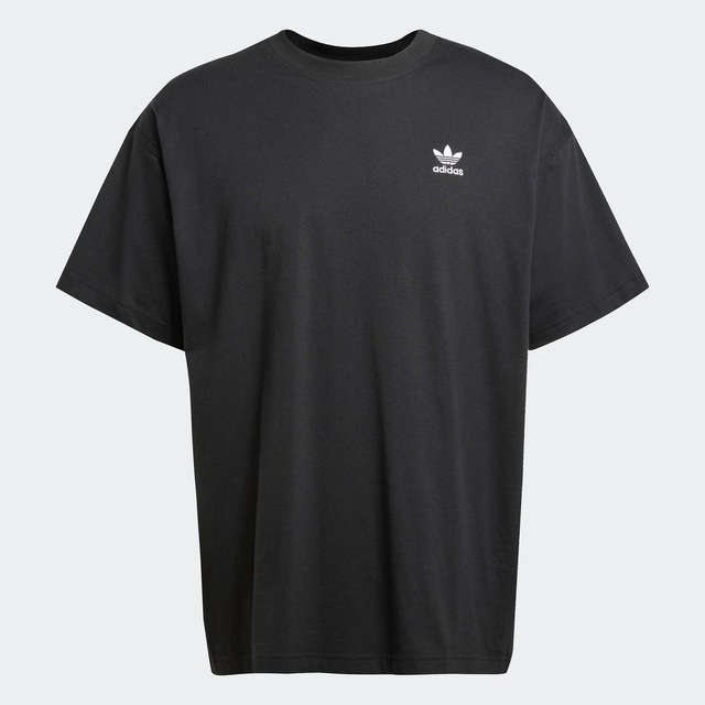 adidas Originals T-Shirt »TREFOIL ESSENTIALS OVERSIZED« mit geripptem Rundhalsausschnitt, Kurzarm, ohne Verschluss