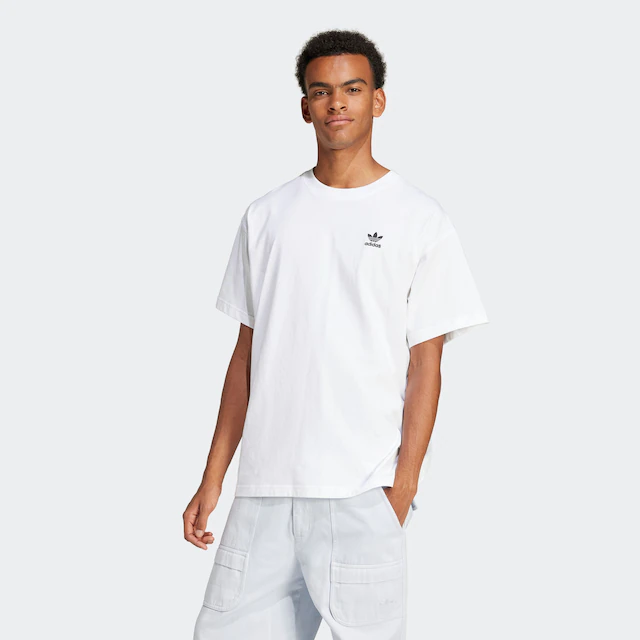 adidas Originals T-Shirt »TREFOIL ESSENTIALS OVERSIZED« mit geripptem Rundhalsausschnitt, Kurzarm, ohne Verschluss