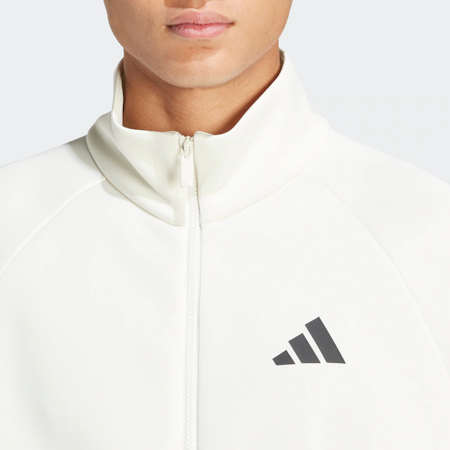 adidas Sportswear Trainingsjacke »STADIUM« mit Rollkragen, lockere Passform, aus Polyester und Baumwolle