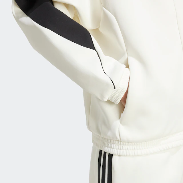 adidas Sportswear Trainingsjacke »STADIUM« mit Rollkragen, lockere Passform, aus Polyester und Baumwolle