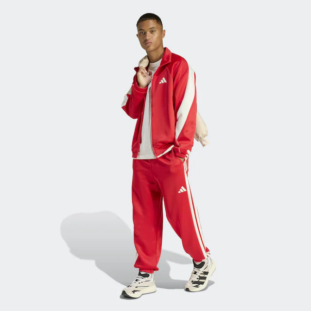 adidas Sportswear Trainingsjacke »STADIUM« mit Rollkragen, lockere Passform, aus Polyester und Baumwolle