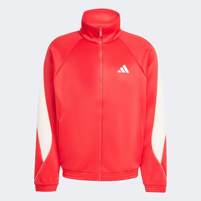 adidas Sportswear Trainingsjacke »STADIUM« mit Rollkragen, lockere Passform, aus Polyester und Baumwolle