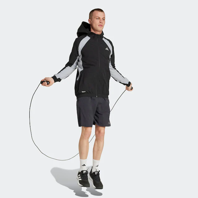 adidas Performance Trainingsjacke »TECH APPAREL« für Fitness, aus Stretch-Materialien, atmungsaktiv