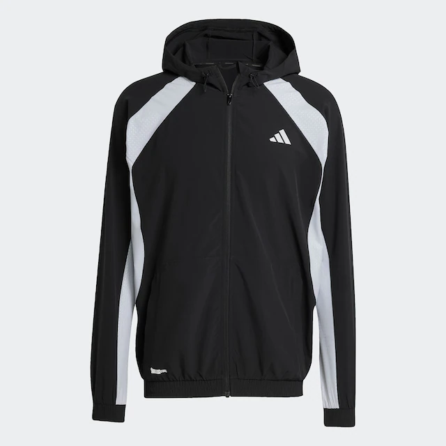 adidas Performance Trainingsjacke »TECH APPAREL« für Fitness, aus Stretch-Materialien, atmungsaktiv