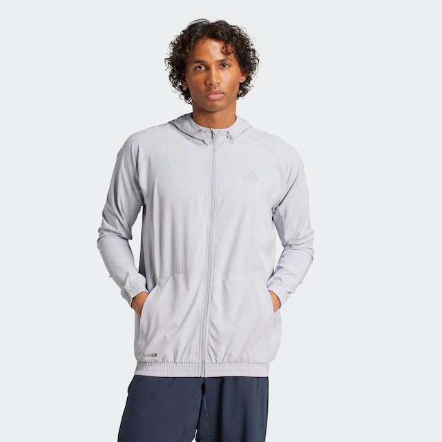 adidas Performance Trainingsjacke »TECH APPAREL« für Fitness, aus Stretch-Materialien, atmungsaktiv