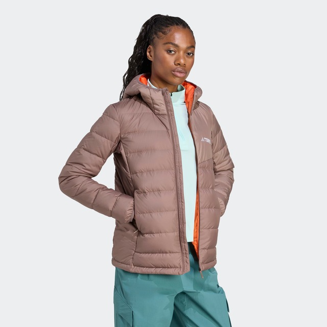 adidas TERREX Outdoorjacke »W MT DOWN H J« sportlicher Stil, aus Polyester, mit Reißverschluss