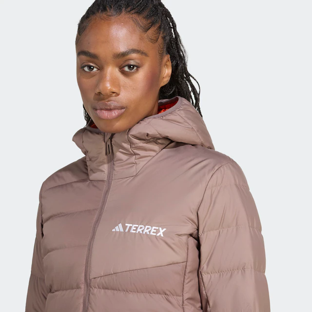 adidas TERREX Outdoorjacke »W MT DOWN H J« sportlicher Stil, aus Polyester, mit Reißverschluss