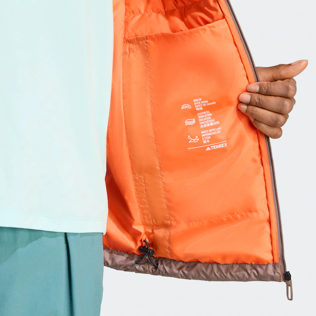adidas TERREX Outdoorjacke »W MT DOWN H J« sportlicher Stil, aus Polyester, mit Reißverschluss