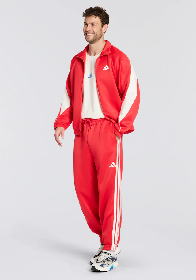 adidas Sportswear Trainingsjacke »STADIUM« mit Rollkragen, lockere Passform, aus Polyester und Baumwolle