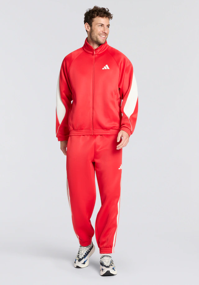 adidas Sportswear Trainingsjacke »STADIUM« mit Rollkragen, lockere Passform, aus Polyester und Baumwolle
