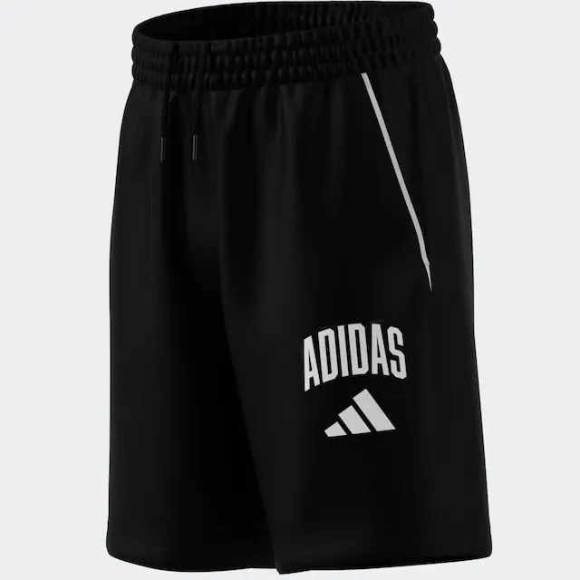 adidas Sportswear Shorts »SEASONALS ESSENTIALS COLLEGIATE TYPOGRAPHY KIDS« für Kinder und Teens, sportlicher Stil, aus Baumwolle und Polyester